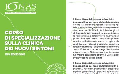 Corso di Specializzazione Jonas