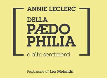 Presentazione del libro “Della Paedophilia e altri sentimenti” di A. Leclerc